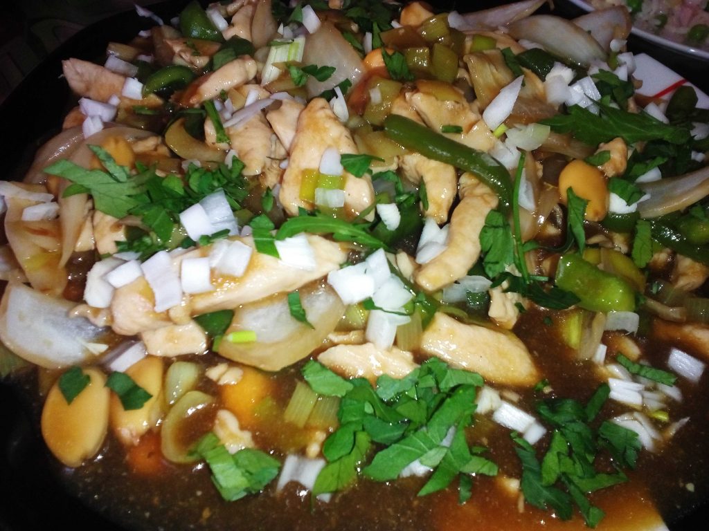 Receta China Pollo al Kon Pao