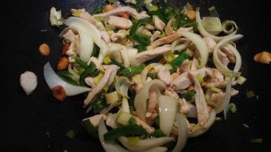 Receta China Pollo al Kon Pao