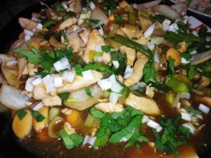 Receta China Pollo al Kon Pao
