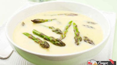 crema de esparragos verdes