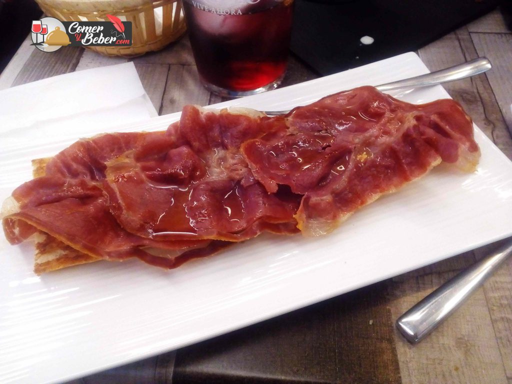 canapé de jamón barlovento