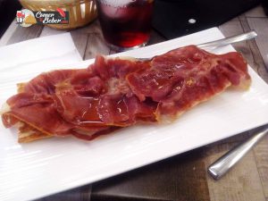 canapé de jamón barlovento