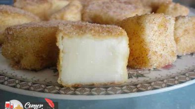 receta leche frita