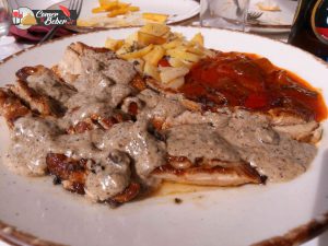 secreto con boletus