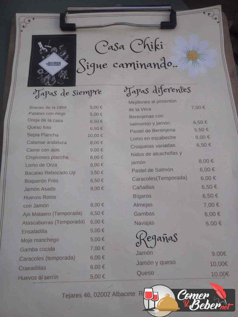 carta casa chiki