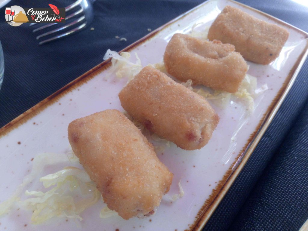 croquetas jamón y boletus