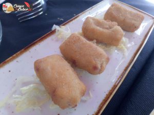 croquetas jamón y boletus zain