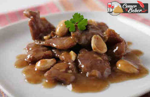 receta lomo de cerdo con almendras