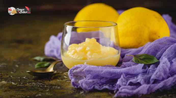 mus de limón con leche condensada