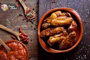 alitas de pollo al horno adobadas