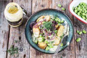 receta ensaladilla rusa con mayonesa y mostaza