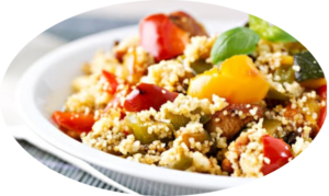 cous cous con verduras