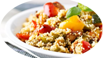 cous cous con verduras