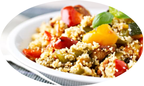 cous cous con verduras