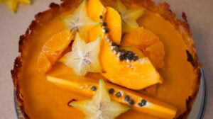 tarta fácil de papaya