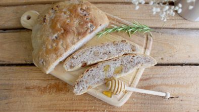 pan de romero nueces y miel