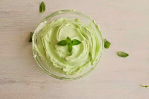crema de mantequilla de menta
