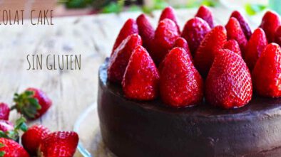 bizcocho sin gluten de chocolate