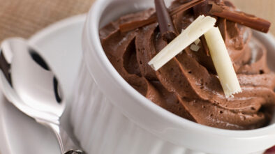 como hacer mousse de chocolate blanco o negro