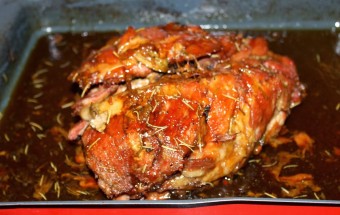 receta de jamón tierno asado