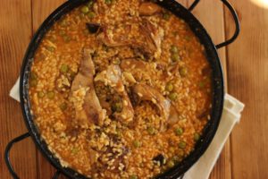 arroz con conejo de la abuela