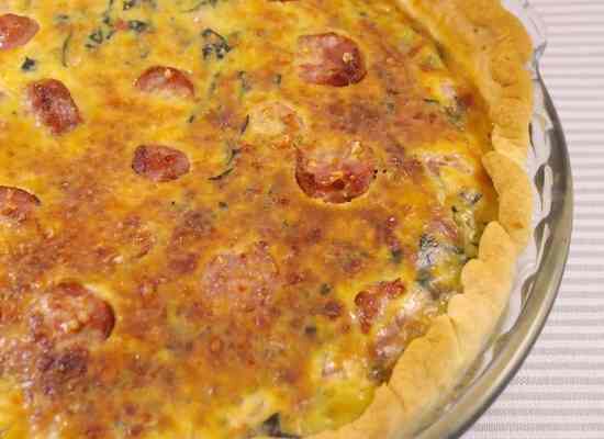 quiche de espinacas
