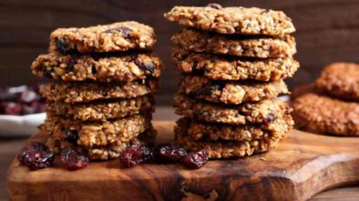 galletas avena y pasas saludables