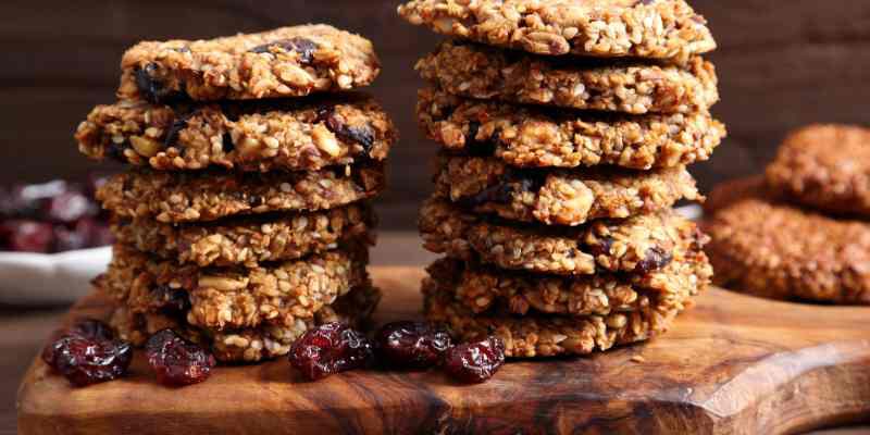 galletas avena y pasas saludables