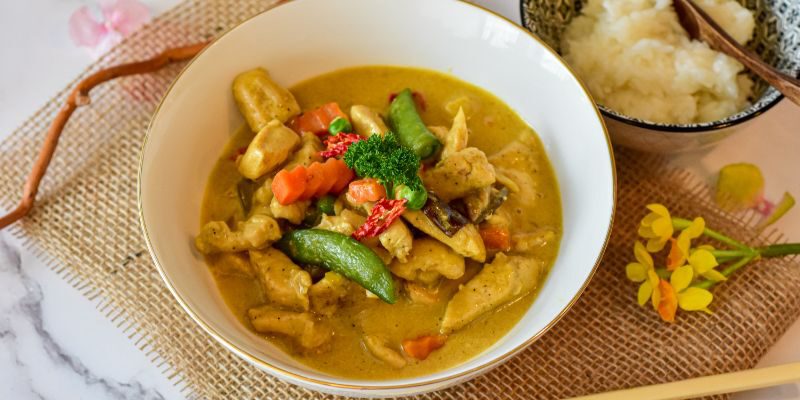 pollo al curry indio